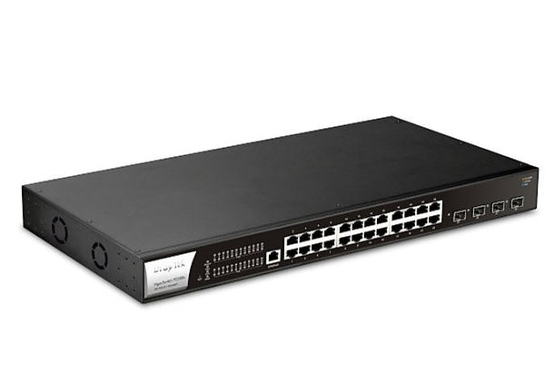 DrayTek Vigor-P2282X 28-Port PoE L2+ Managed Gigabit Switch w/10G SFP+ Uplink 