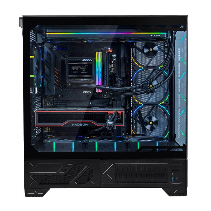 VALKYRIE VK03 LITE Black 黑色 ATX Case (270度全視線無柱設計)