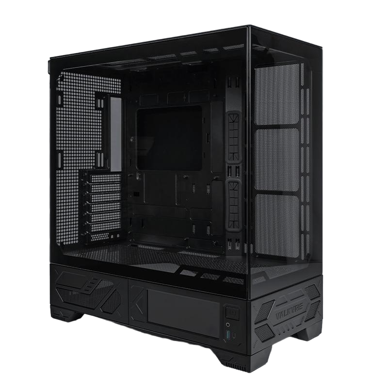 VALKYRIE VK03 Black 黑色 ATX Case (6.2吋輕觸式屏幕 / 270度全視線無柱設計)