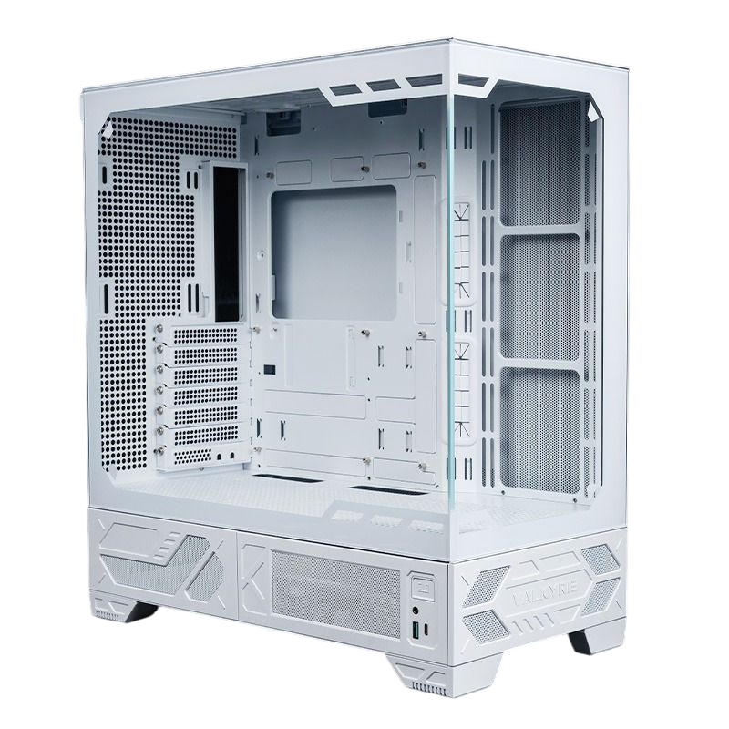 VALKYRIE VK03 LITE White 白色 ATX Case (270度全視線無柱設計)