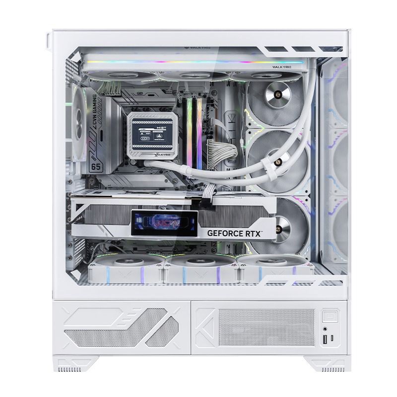 VALKYRIE VK03 LITE White 白色 ATX Case (270度全視線無柱設計)