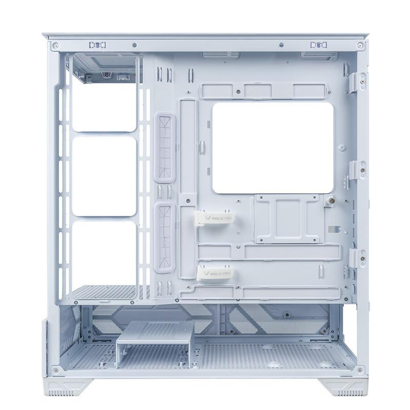 VALKYRIE VK03 White 白色 ATX Case (6.2吋輕觸式屏幕 / 270度全視線無柱設計)