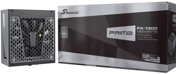 Seasonic 1300W PRIME PX-1300 ATX 3.0 (PCIe5.0) 80Plus Platinum Full Modular Power Supply