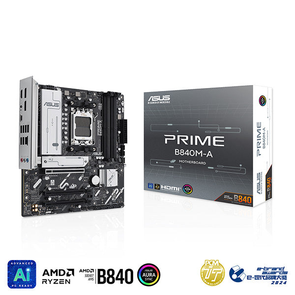 ASUS PRIME B840M-A-CSM DDR5,Socket AM5 mATX Motherboard