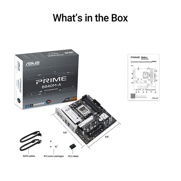 ASUS PRIME B840M-A-CSM DDR5,Socket AM5 mATX Motherboard