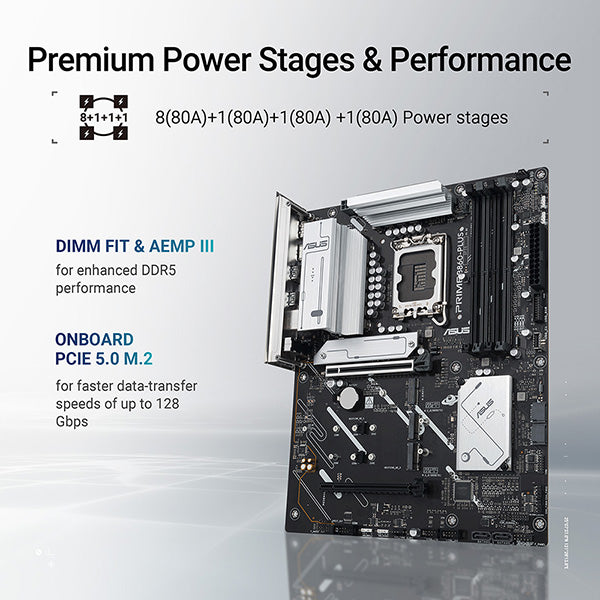 ASUS PRIME B860-PLUS-CSM DDR5,LGA 1851 ATX Motherboard