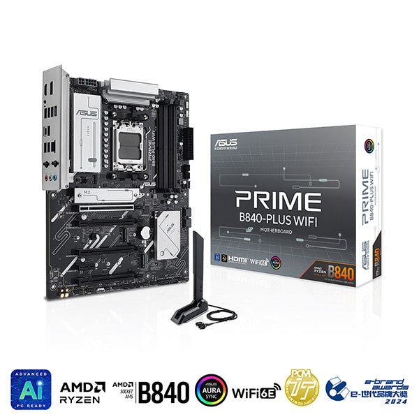 ASUS PRIME B840-PLUS WIFI-CSM DDR5,Socket AM5 ATX Motherboard