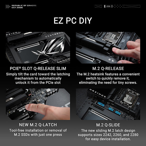 ASUS ROG MAXIMUS Z890 EXTREME DDR5,LGA 1851 EATX Motherboard (送 SAMSUNG 990 PRO 2TB PCIe Gen4 x4 SSD)