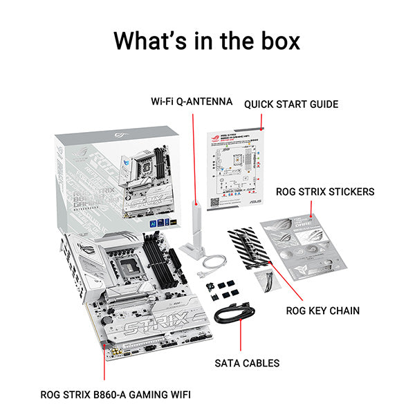 ASUS ROG STRIX B860-A GAMING WIFI DDR5,LGA 1851 ATX Motherboard