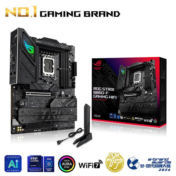 ASUS ROG STRIX B860-F GAMING WIFI DDR5,LGA 1851 ATX Motherboard