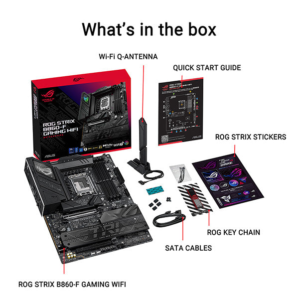 ASUS ROG STRIX B860-F GAMING WIFI DDR5,LGA 1851 ATX Motherboard