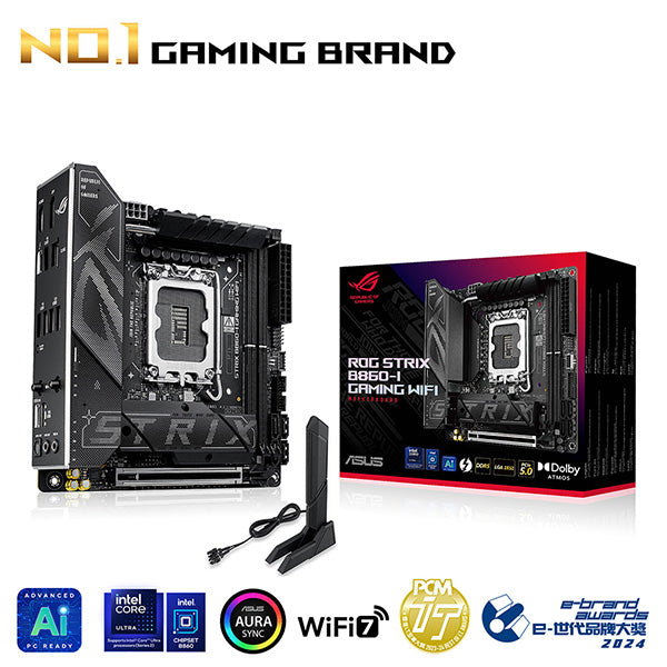 ASUS ROG STRIX B860-I GAMING WIFI DDR5,LGA 1851 Mini-ITX Motherboard