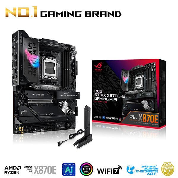 ASUS ROG STRIX X870E-E GAMING WIFI DDR5,Socket AM5 ATX Motherboard