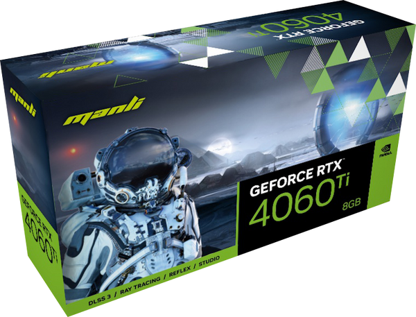 Manli Geforce RTX 4060 Ti 8GB GDDR6