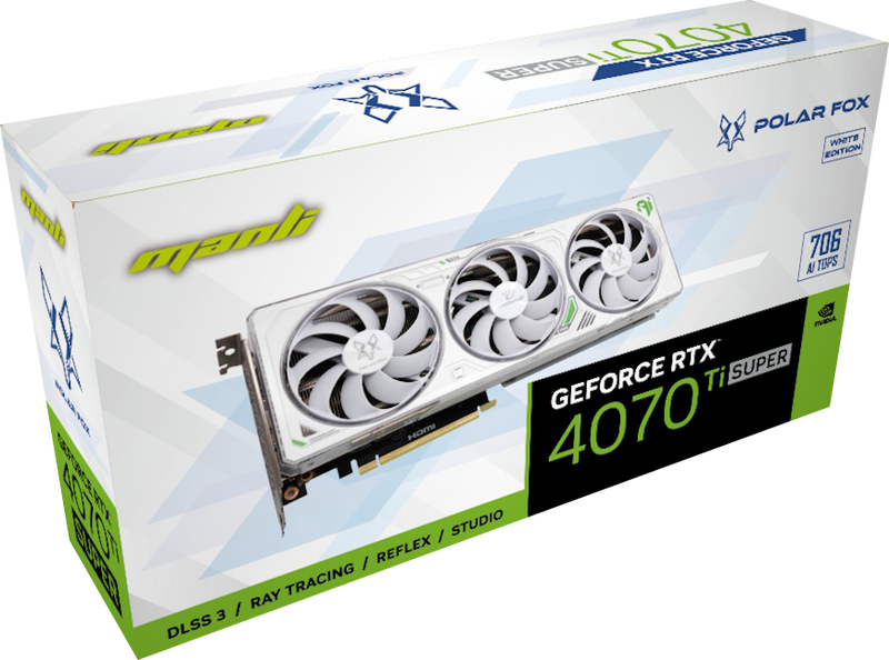 Manli Geforce RTX 4070 Ti Super Polar Fox Triple 16GB GDDR6X