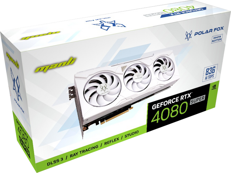 Manli Geforce RTX 4080 Super Polar Fox Triple 16GB GDDR6X