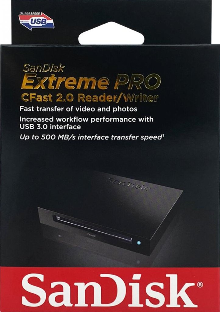 SanDisk Extreme PRO CFast 2.0 讀卡機/寫入器 SDDR-299-G46 783-1356