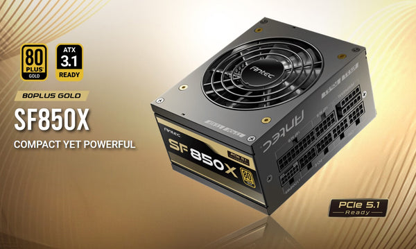 [最新產品] ANTEC 850W SF850X GOLD SFX ATX3.1 80Plus Gold Full Modular Power Supply