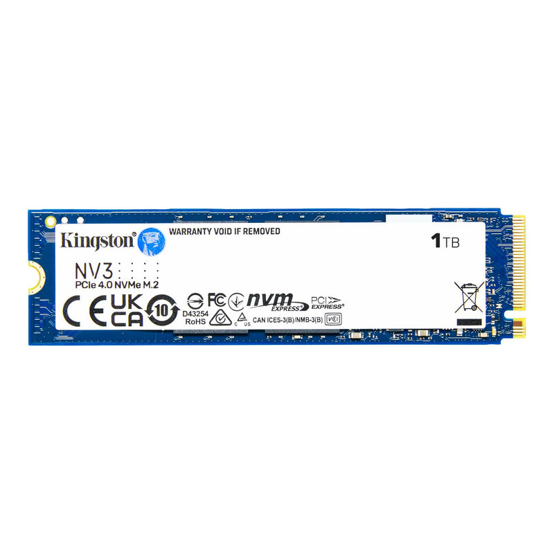 Kingston 1TB NV3 SNV3S/1000G M.2 2280 PCIe Gen4 x4 SSD