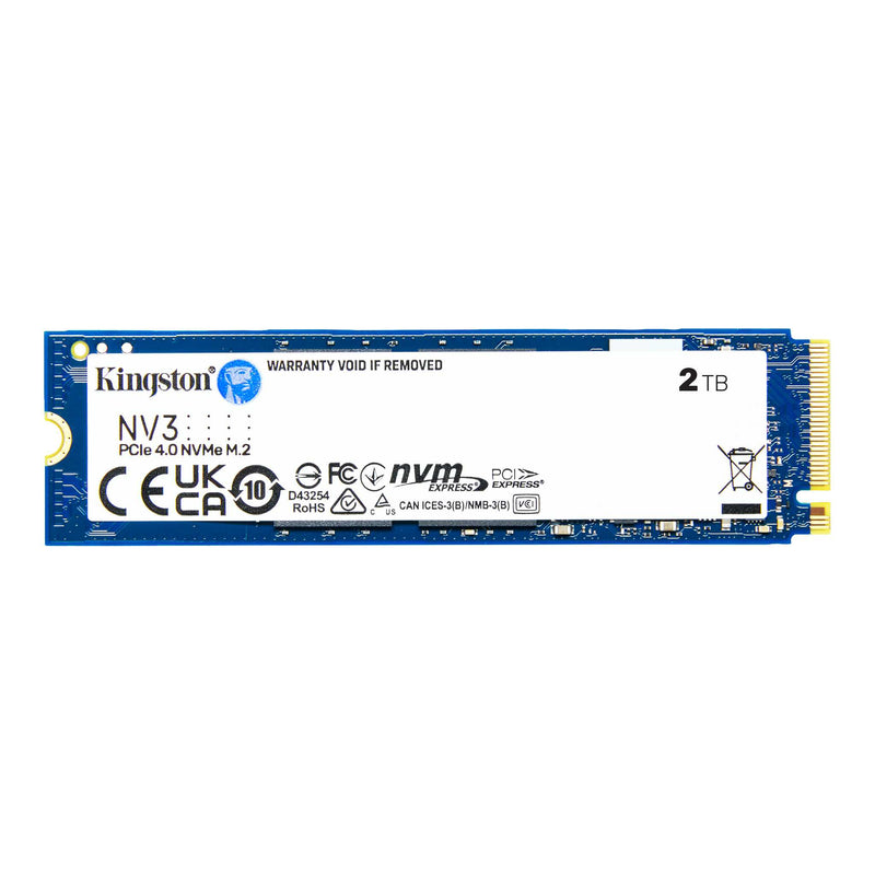 Kingston 2TB NV3 SNV3S/2000G M.2 2280 PCIe Gen4 x4 SSD