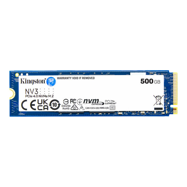 Kingston 500GB NV3 SNV3S/500G M.2 2280 PCIe Gen4 x4 SSD