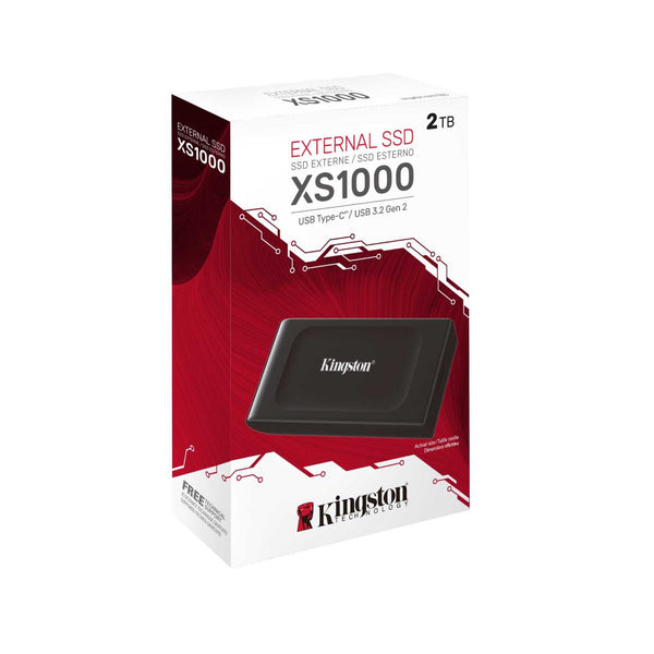 Kingston 2TB XS1000 USB 3.2 Gen 2 Portable SSD SXS1000/2000G