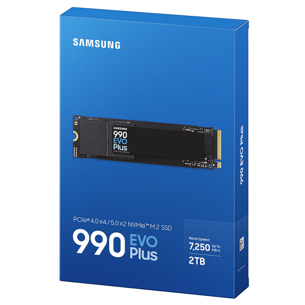 Samsung 2TB 990 EVO Plus MZ-V9S2T0BW M.2 2280 PCIe 4.0 x4 / 5.0 x2 NVMe 2.0 SSD 