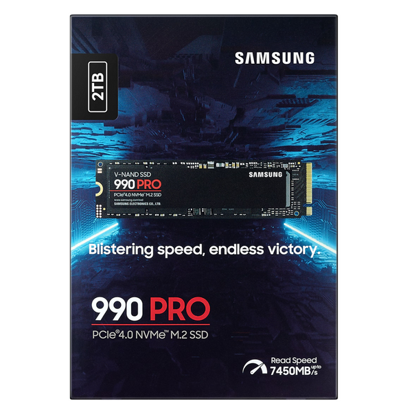 Samsung 2TB 990 PRO MZ-V9P2T0BW M.2 2280 PCIe Gen4 x4 SSD