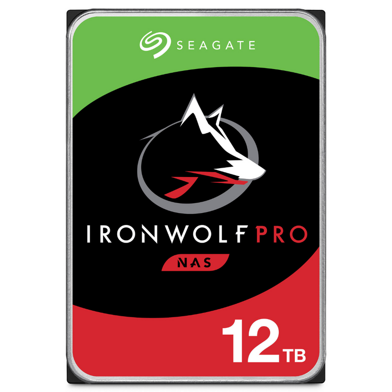 Seagate 12TB IronWolf Pro ST12000NT001 NAS 3.5" SATA 7200rpm 256MB Cache HDD