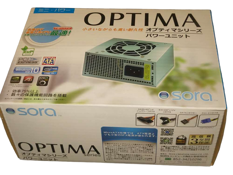 Sora 400W Micro-ATX Power Supply (PS-SORA400M)