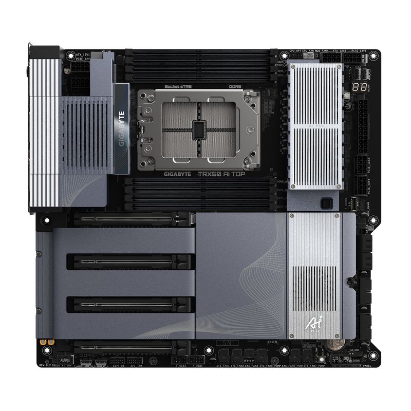 GIGABYTE TRX50 AI TOP DDR5,AMD Socket sTR5 EATX Motherboard