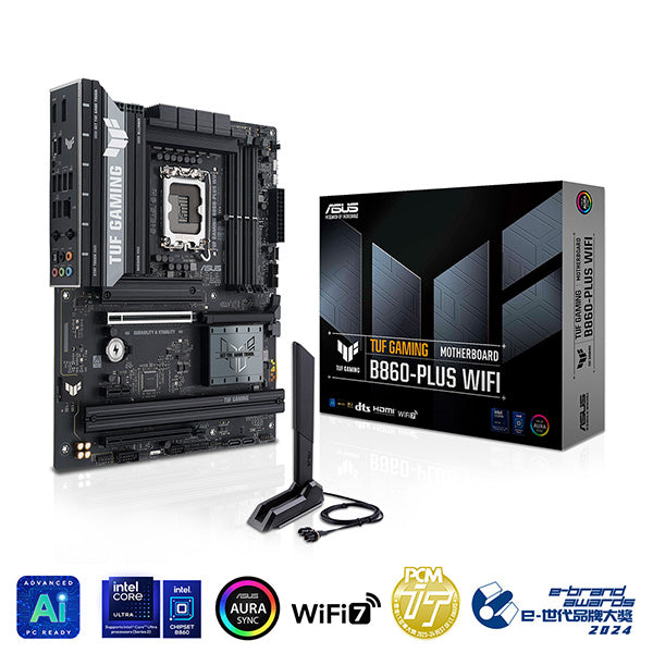 ASUS TUF GAMING B860-PLUS WIFI DDR5,LGA 1851 ATX Motherboard