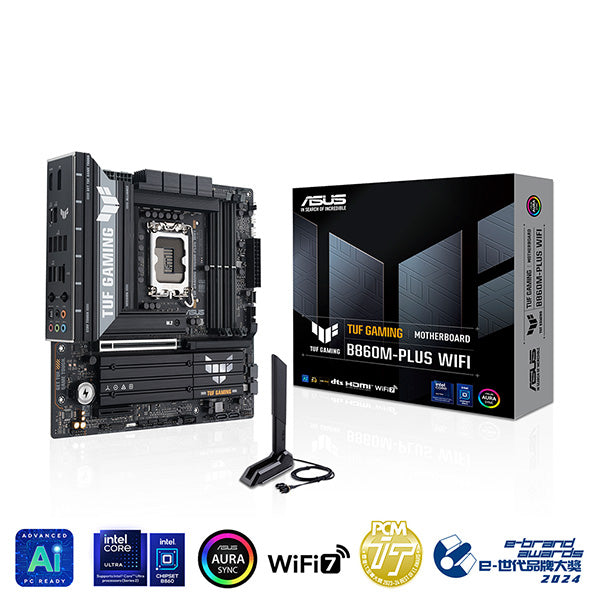 ASUS TUF GAMING B860M-PLUS WIFI DDR5,LGA 1851 mATX Motherboard