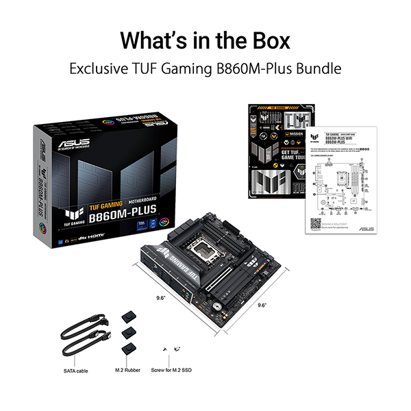 ASUS TUF GAMING B860M-PLUS DDR5,LGA 1851 mATX Motherboard