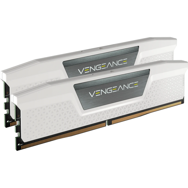 【本週特價】CORSAIR 32GB Kit (2x16GB) VENGEANCE White 白色 CMK32GX5M2E6000Z36W DDR5 6000MHz Memory (AMD EXPO & Intel XMP 3.0)