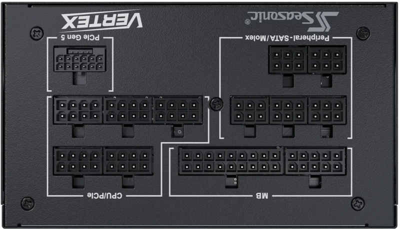 Seasonic 1000W VERTEX GX-1000 ATX3.0 (PCIe5.0) 80Plus Gold Full Modular Power Supply (VERTEX GX-1000)