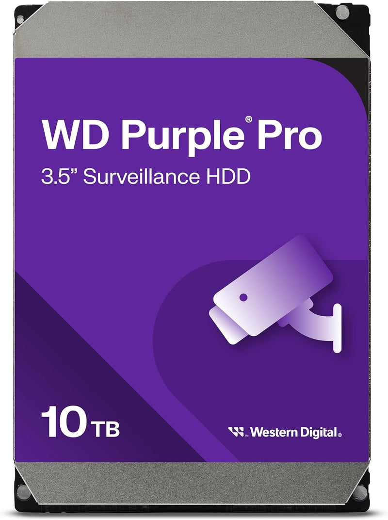 WD 10TB Purple Pro WD101EJRP AI Surveillance 3.5" SATA 7200rpm 256MB Cache HDD