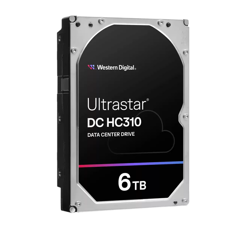 WD 6TB Ultrastar DC HC310 HUS726T6TALE6L4 / 0B36039 Data Center Drive 3.5" SATA 7200rpm 256MB Cache HDD