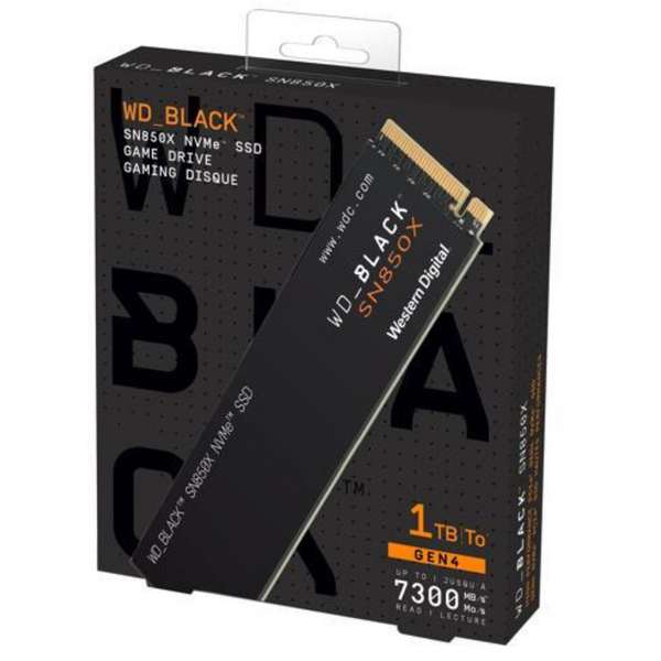 WD_BLACK 1TB SN850X WDS100T2X0E M.2 2280 PCIe Gen4 x4 SSD