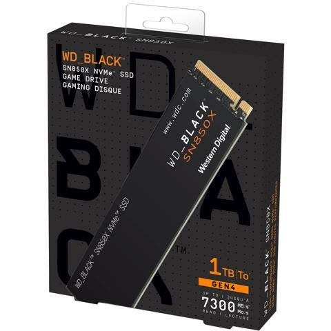 WD_BLACK 1TB SN850X WDS100T2X0E M.2 2280 PCIe Gen4 x4 SSD 