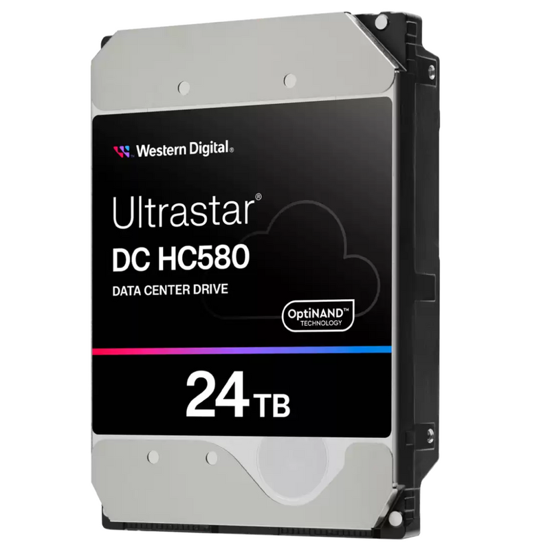 WD 24TB Ultrastar DC HC580 WUH722424ALE6L4 / 0F62796 Data Center Drive 3.5" SATA 7200rpm 512MB Cache HDD