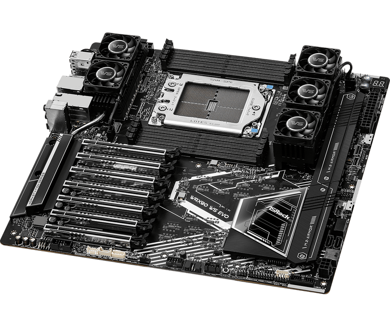 [Latest Product] ASRock WRX90 WS EVO AMD Ryzen Threadripper PRO 7000 WX-Series Socket sTR5 Motherboard 