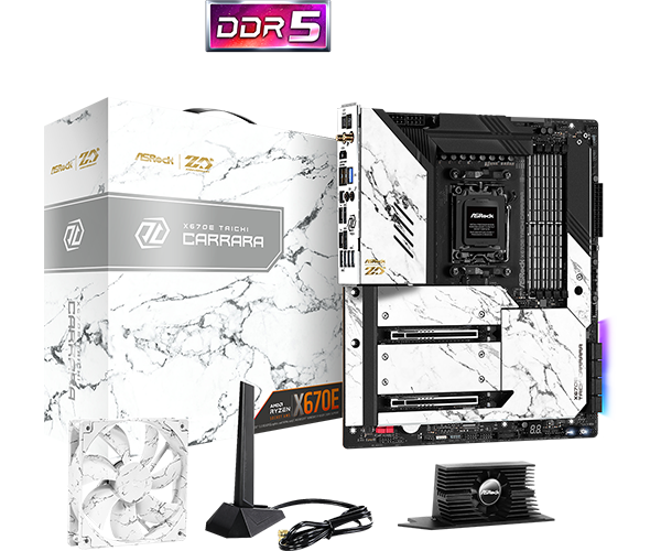 ASRock X670E Taichi Carrara DDR5,Socket AM5 ATX Motherboard