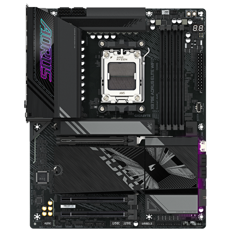 GIGABYTE X870E AORUS ELITE WIFI7 DDR5,Socket AM5 ATX Motherboard