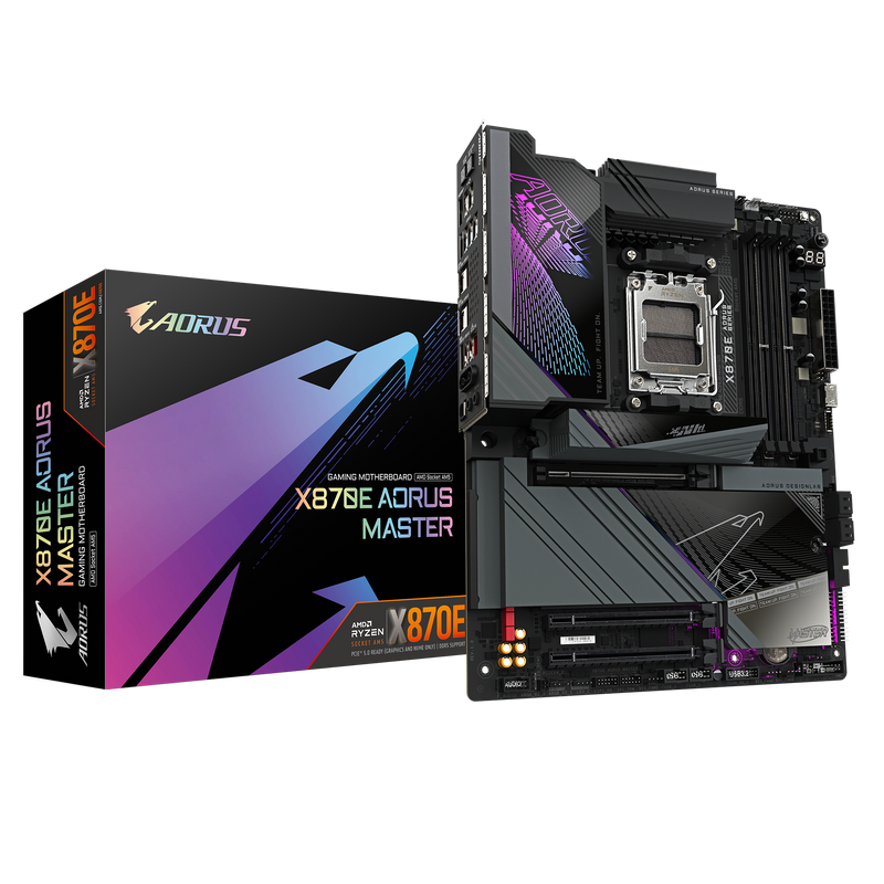 GIGABYTE X870E AORUS MASTER DDR5,Socket AM5 ATX Motherboard