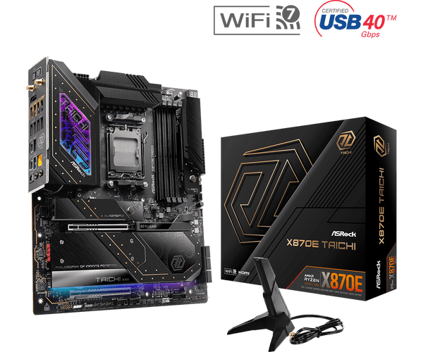 ASRock X870E Taichi DDR5,Socket AM5 EATX Motherboard