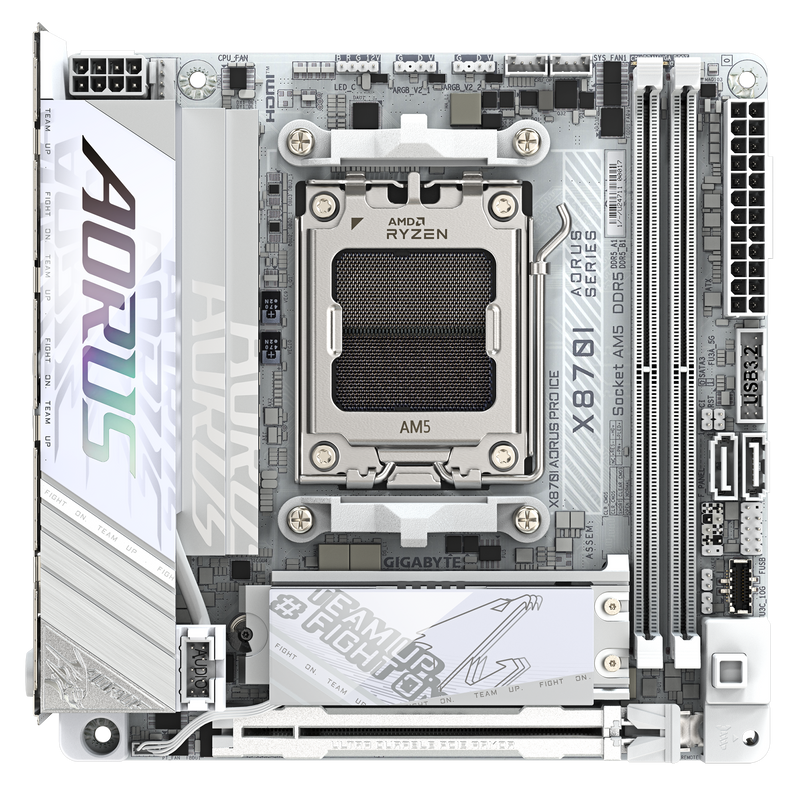 GIGABYTE X870I AORUS PRO ICE DDR5,Socket AM5 Mini-ITX Motherboard