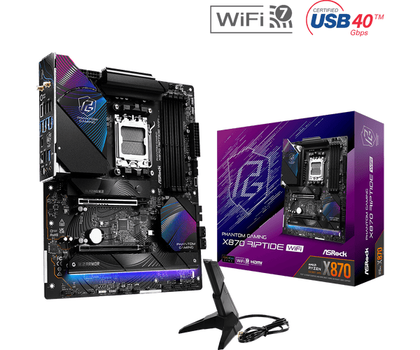 ASRock X870 Riptide WiFi DDR5,Socket AM5 ATX Motherboard