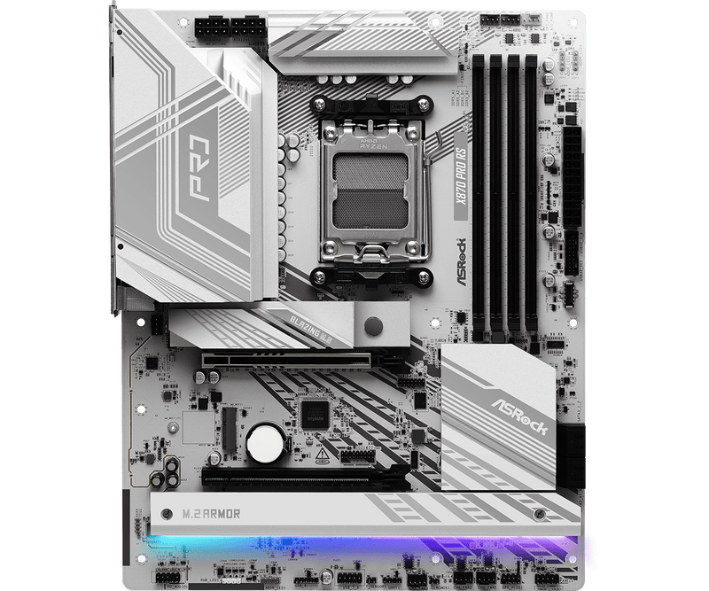 ASRock X870 Pro RS DDR5,Socket AM5 ATX Motherboard 