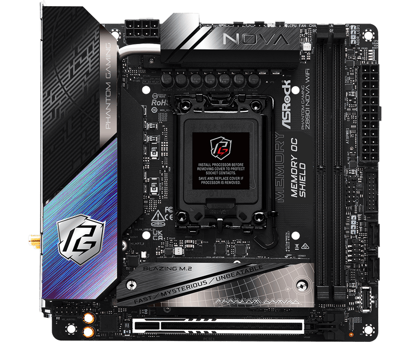 ASRock Z890I Nova WiFi DDR5,LGA 1851 Mini-ITX Motherboard